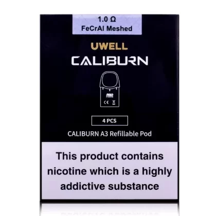 Caliburn A3 Replacement Pods By Uwell 4 Pack