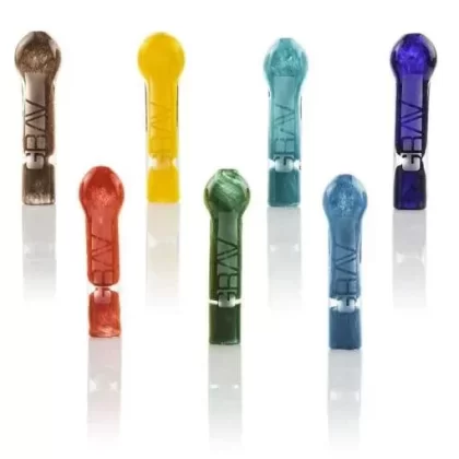 GRAV Labs Glass Chillum Pipe - Ejuicewarehouse