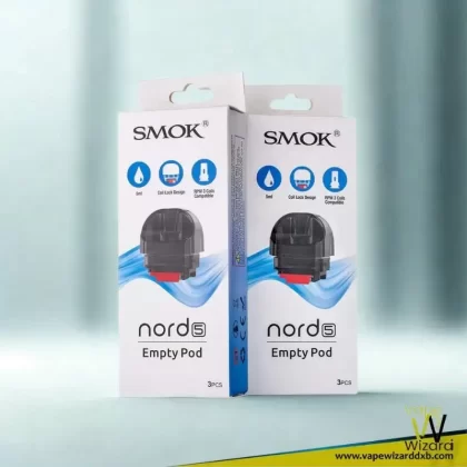 SMOK Nord 5 Empty Pods for 80W – 3 PCS Per Pack - Vapewizarddxb