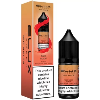 Tiger Blood Nic Salt E-Liquid Legend Series by ELUX (10ml) - 10mg