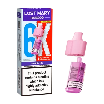 Cherry Ice Lost Mary BM6000 Refill Pack - 10mg - Vape Product