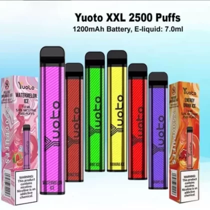 Yuoto XXL 2500 Puffs Disposable Vape – Best Vape Kits UAE - Vapesmokezone