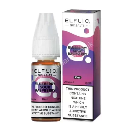 ELFBAR ELFLIQ Blueberry Sour Raspberry Nic Salt E-Liquid - Vapestreams Co