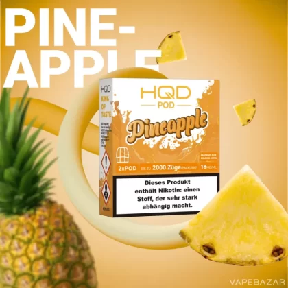 HQD Cirak 2 Pods – Pineapple - HQD Cirak / Nein / 2ml / 18mg/ml