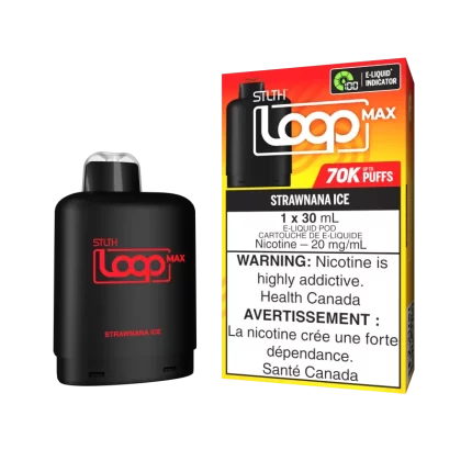 STLTH LOOP MAX Pod Pack - Strawnana Ice - 20 mg/mL (wholeseller) (SK) - Excise FED