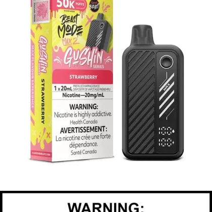 Gushin Strawberry Flavour Beast Beast Mode Max 2 Disposable Vape