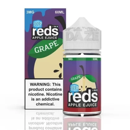 Reds Apple Vape Juice | Grape Iced - Nicotine#6mg>3mg>0mg