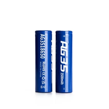 AG35 18650 Battery 3500mah, 20A (Pack of 2) - Nectarmedicalvapes (90B344)