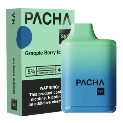 Pacha Syn Disposable by Pachamama – Grapple Berry Ice [4500 puffs] - Ejuicewarehouse