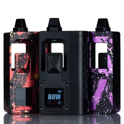 Thunderhead Creations x Mike Vapes Blaze AIO DNA80C 80W Boro Mod - Splatter Red