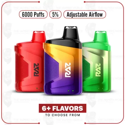 RAZ CA6000 VAPE DISPOSABLE 6000 PUFFS - Thevapersworld
