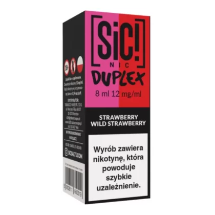 Liquid SIC! NIC 8ml 12mg Strawberry Wild Strawberry – Duplex
