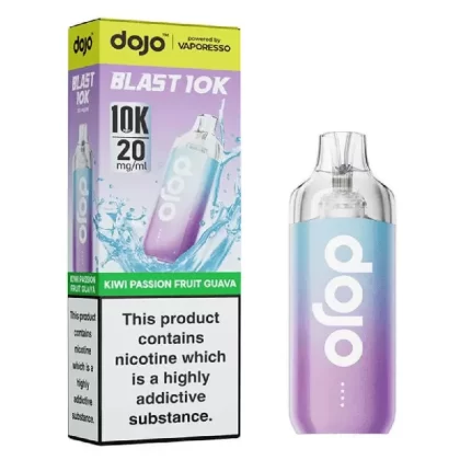 Vaporesso Dojo Blast 10k Prefilled Pod Kit Kiwi Passionfruit Guava - Ejuicewarehouse