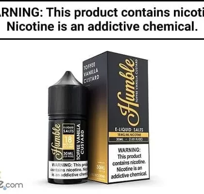 TOFFEE VANILLA CUSTARD BY HUMBLE SALTS TFN 30ML - Vapejuice