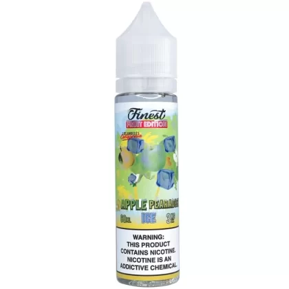APPLE PEARADISE ICE FRUIT EDITION THE FINEST E-LIQUID 60ML – 3MG - Vapebar Pk