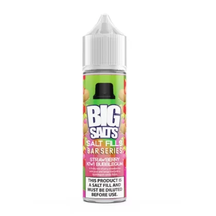Big Salts Strawberry Kiwi Bubblegum – 60ml Salt Fills E Liquid - Vapourdays Co