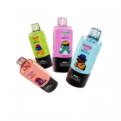 Bang Leader Stoll 350K: 8 in 1 Flavors 350k Vape - Random Mix, Blue Razz Ice & Watermelon Ice & Strawberry Ice & Lemon Lime; 3-nicotine, 2-nicotine (409618)