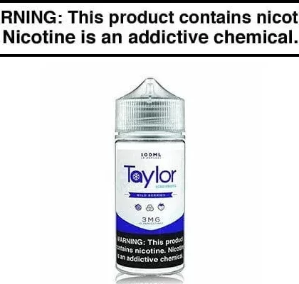 WILD BERRIES ICED BY TAYLOR FLAVORS 100ML - Vape Product, Vape Product
