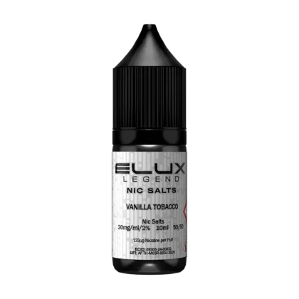 Vanilla Tobacco Nic Salt by Elux 10ml - Ecigwizard