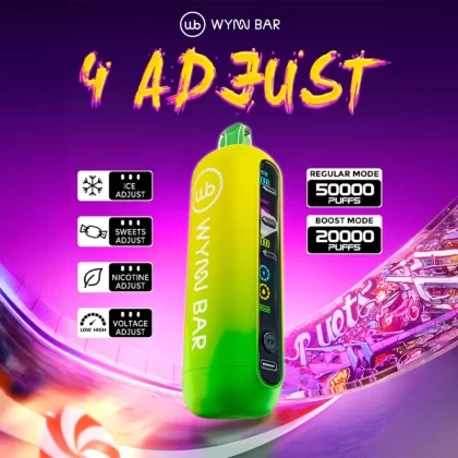Wynn Bar "4 ADJUST" 50K Disposable Device - 50000 Puffs - Juicy Peach