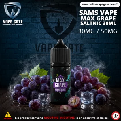 Max Grape Saltnic 30ml - Sam Vapes - 50 mg / 30 ml