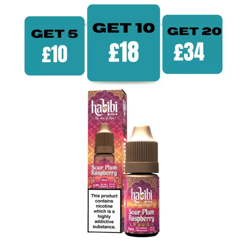 Habibi Nic Salt 10ML E-Liquid - Pineapple Ice / 20mg