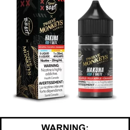 Hakuna Iced Flavour Beast x Twelve Monkeys Salt Nic