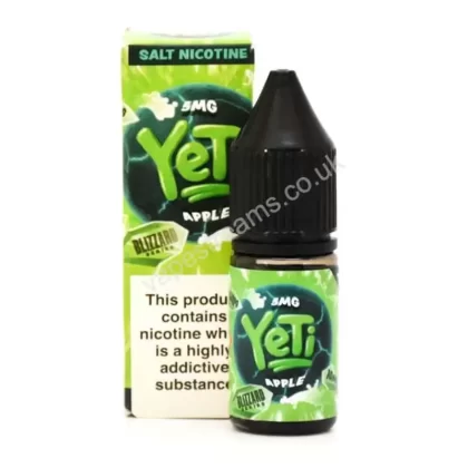 Yeti Blizzard Apple Nicotine Salt E-Liquid - Vapestreams Co