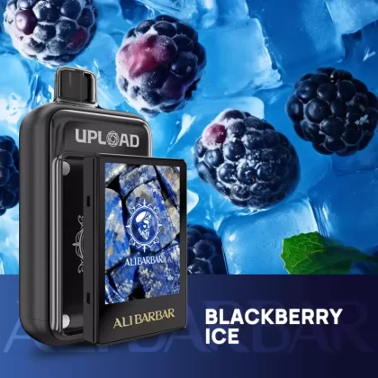 ALIBARBAR UPLOAD 25000 PUFFS – Blackberry Ice - Oil Tank + Screen, Oil Tank Only (F1135B)