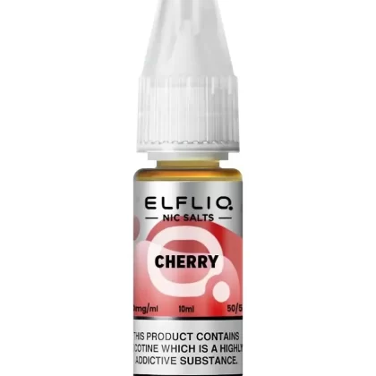 Elf Bar Elfliq Cherry Nic Salt Vape Juice - Strength
