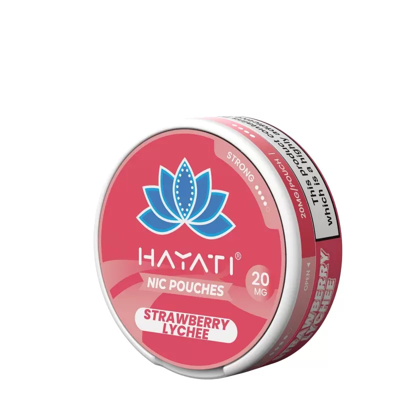 Hayati Nicotine Pouches – Strawberry Lychee