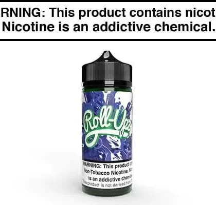 BLUE RASPBERRY BY JUICE ROLL UPZ 100ML - Vapejuice