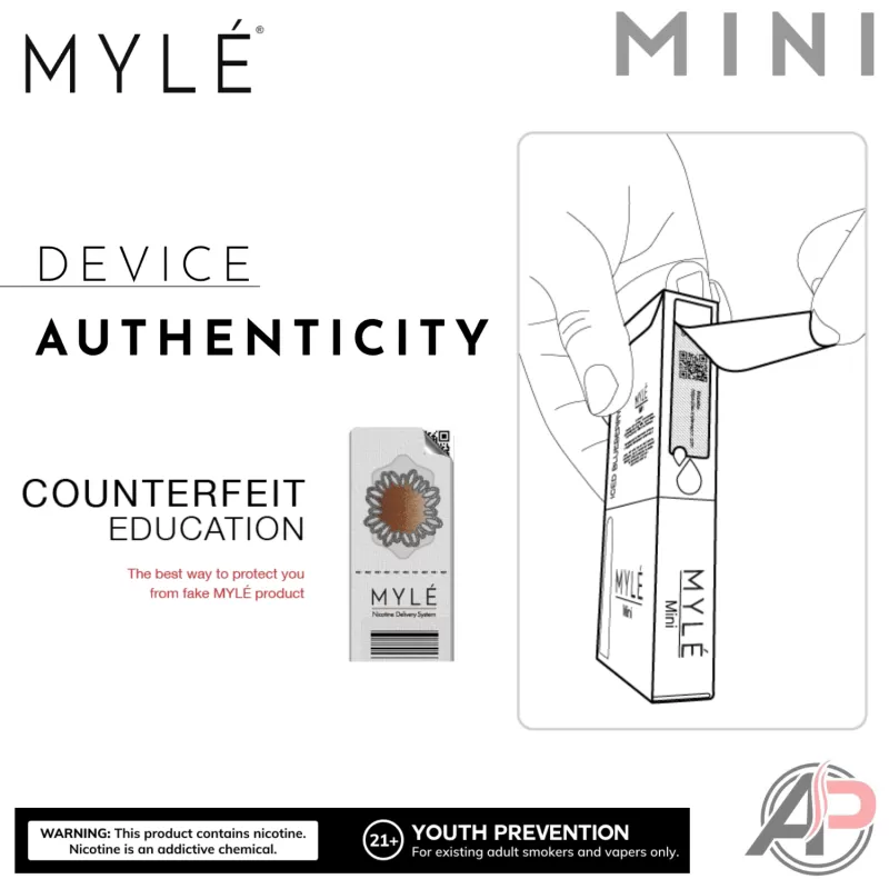 Myle Mini Disposable Vape Device Wholesale Box - Image 2