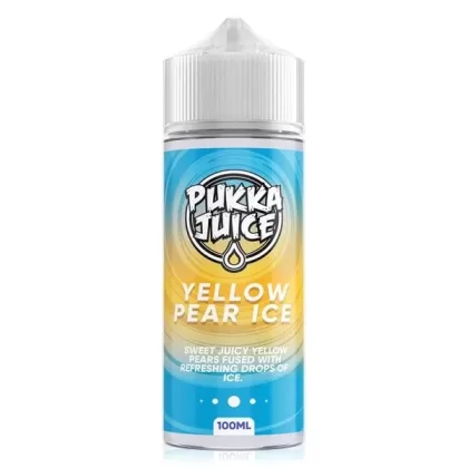Yellow Pear Ice Shortfill By Pukka Juice 100ml