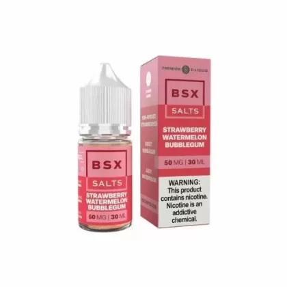 Strawberry Watermelon Bubblegum Glas BSX Salts 30mL - Vape Product, Vape Product