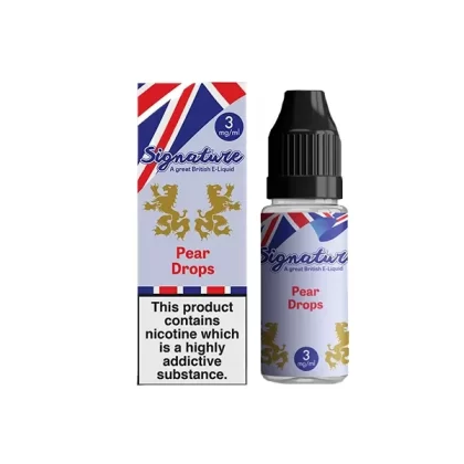 Signature Vapours Signature Pear Drops E Liquid 10ml - Nicotine Strength#18mg>12mg>6mg