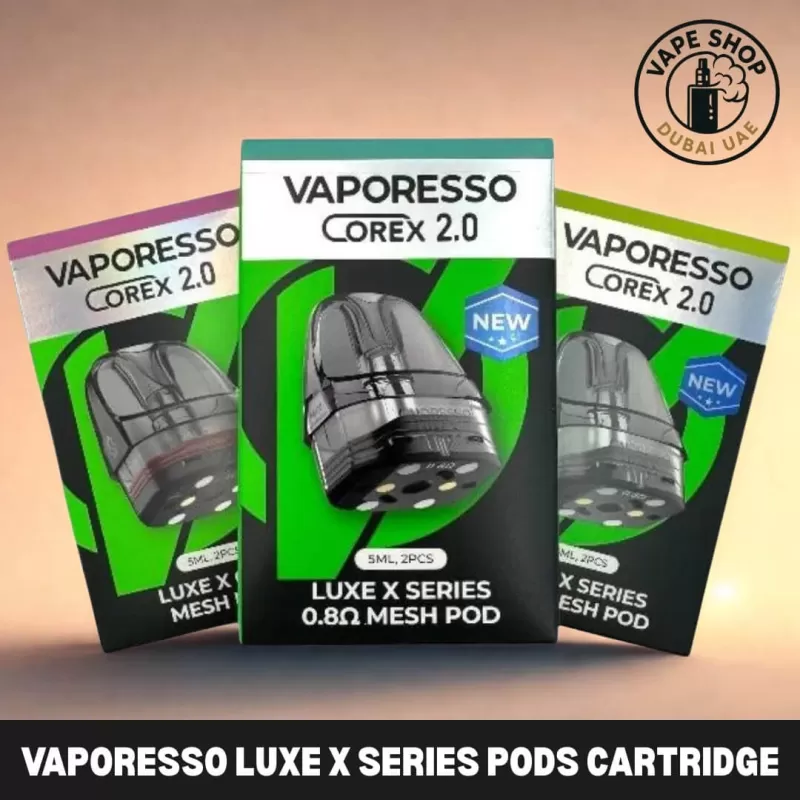 Vaporesso Luxe X Series Pods Cartridge 5ml In Dubai - 0.3 Ohm, 0.4 Ohm