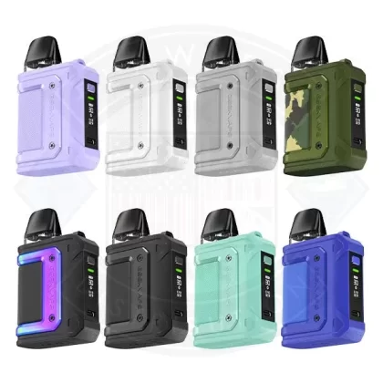 Geek Vape Aegis Hero Q Pod Vape Kit - Color#Gray>White>Rainbow>Green>Blue>Cyan>Purple>Black