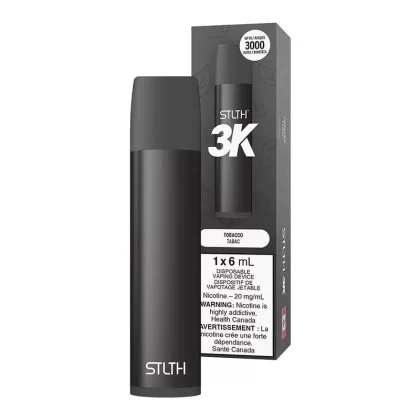STLTH 3K Disposable Vape – Tobacco – 3000 Puffs