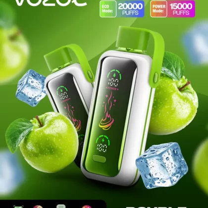 VOZOL VAPE STAR 20000 Double Apple Ice - Vapesonline
