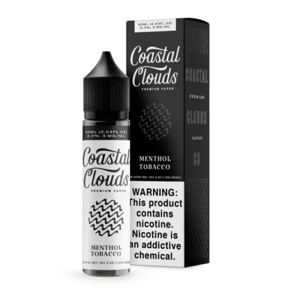 Coastal Clouds - Menthol Tobacco - 60ML E-Liquid - 6MG