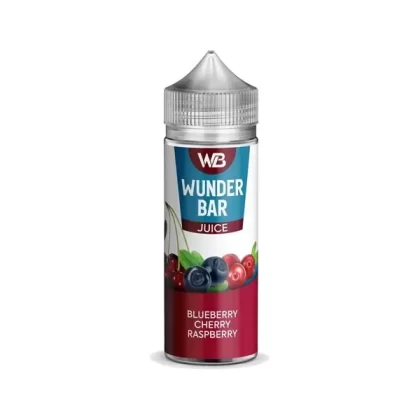 BLUEBERRY CHERRY CRANBERRY E LIQUID WUNDER BAR JUICE BY KINGSTON 100ML 50VG