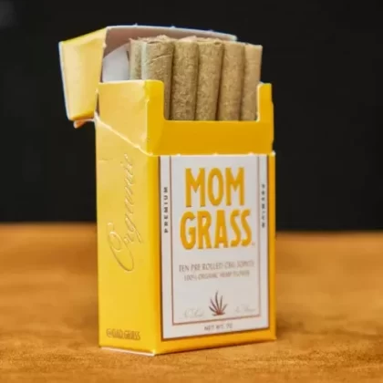 Mom Grass CBG Pre Rolled Joints 10 Pack - Vape Store