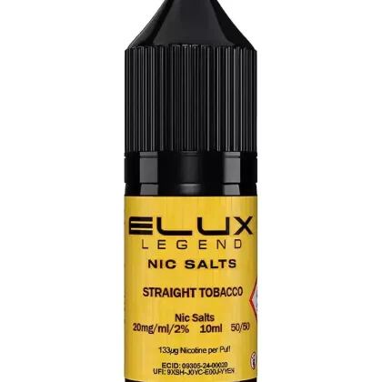 Elux Legend Straight Tobacco Nic Salt Vape Juice - 10mg