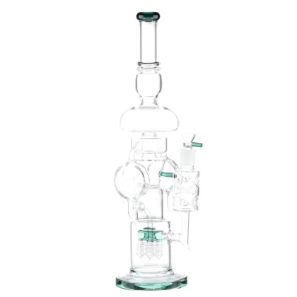 Cylindrical Funnel Perc Bong – 19in