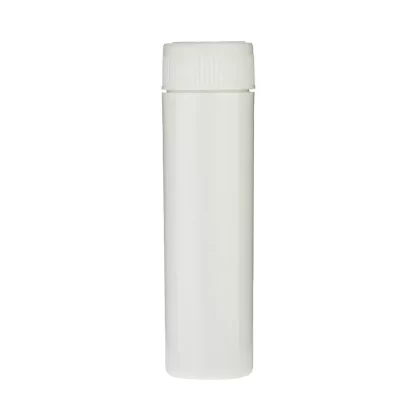 Child Resistant | Push & Turn Vape Cartridge White Tubes w/ White Caps | 78mm – 600 Count