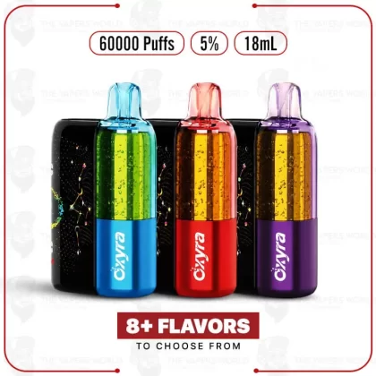 Fume Oxyra 60K Puffs Disposable Vape - White Grape, Pineapple Paradise (B18A7C)