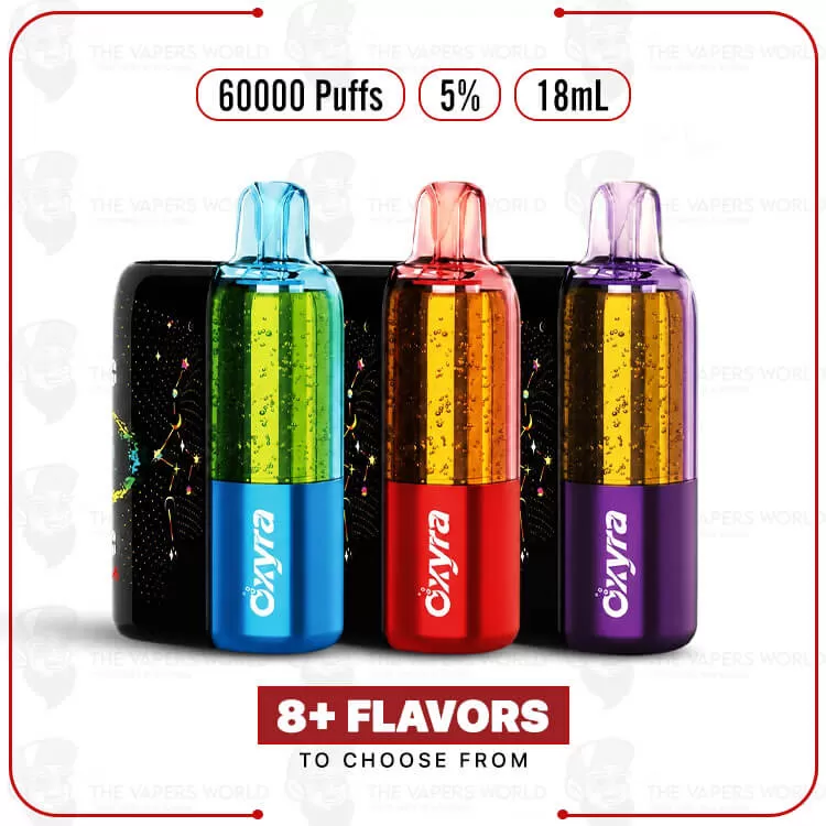 Fume Oxyra 60K Puffs Disposable Vape - White Grape, Pineapple Paradise (B18A7C)