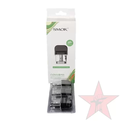 Smok Novo 2 Replacement Pods – 3 Pack - 1.0ohm Mesh, 1.4ohm MTL