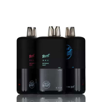 Flavor Beast Level X Boost Kit 25000 Puffs - 20mL - Bomb Blue Razz